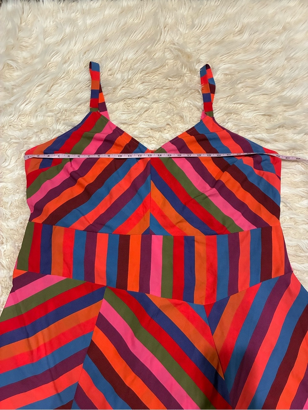 New Day dopamine Summer Dress Multi Color Striped NWT  4X - Picture 13 of 15